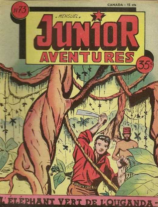 Scan de la Couverture Junior Aventures n 73